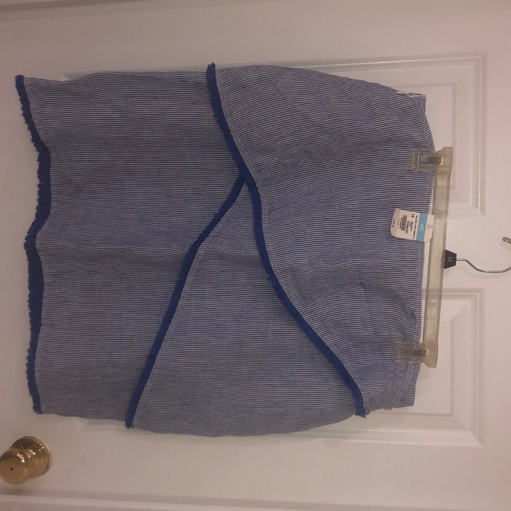 blue skirt